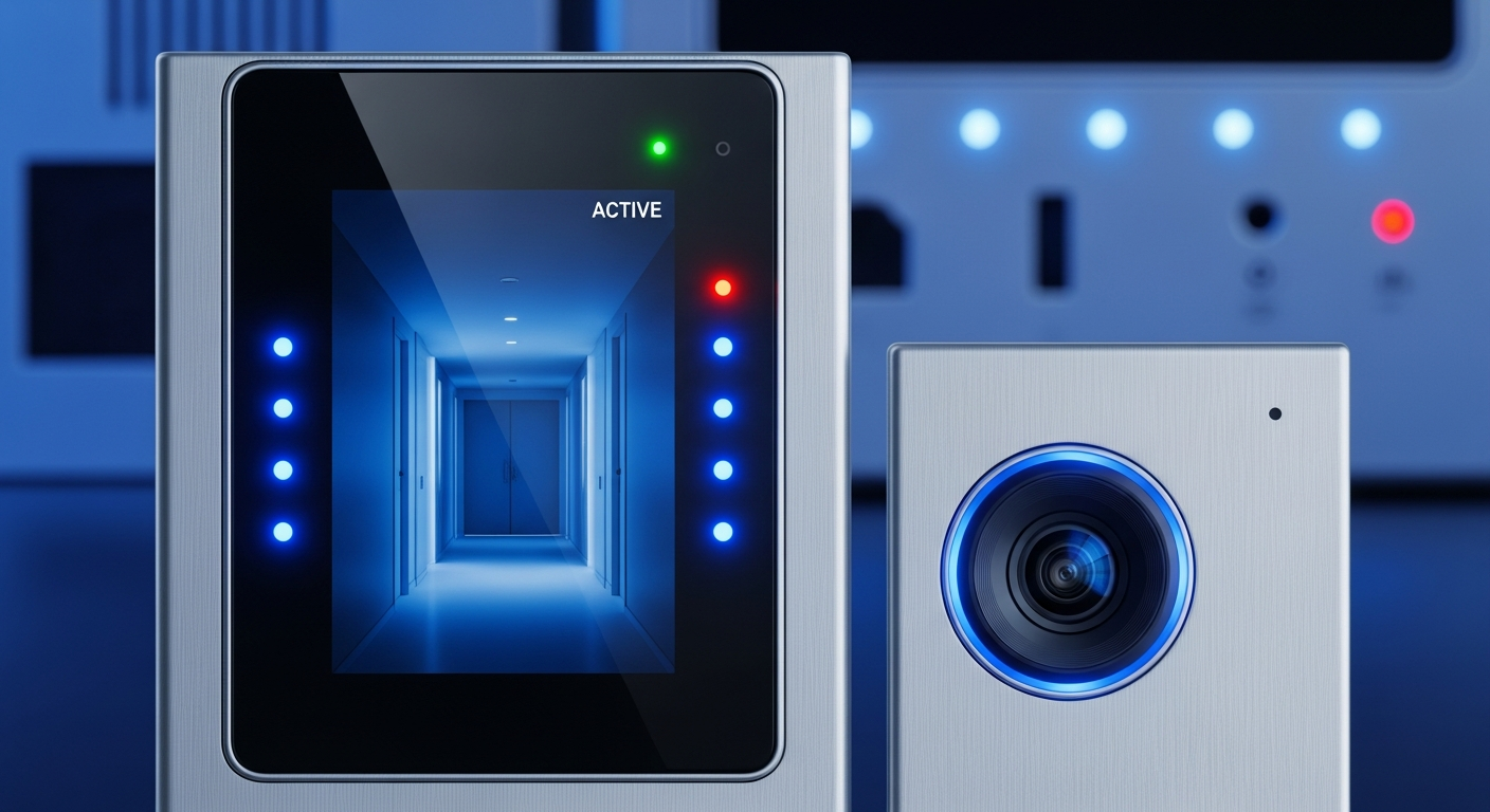 Проводной вход с 7" монитором — видеодомофон