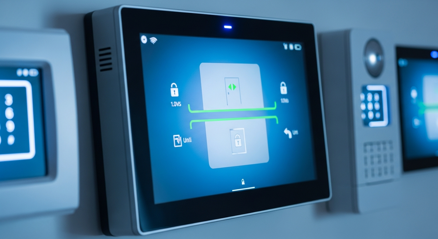 Монитор 7 дюймов в офисе — монитор видеодомофона