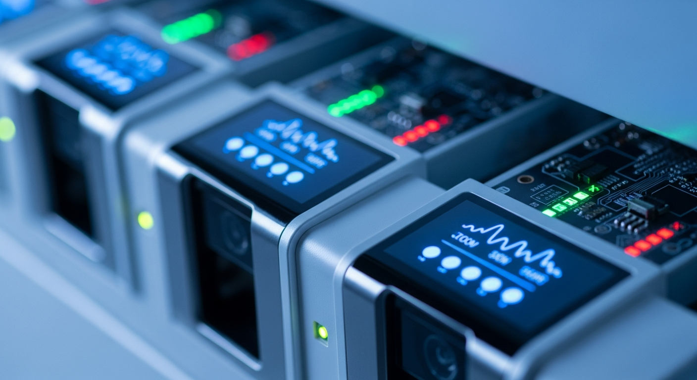 Считыватель и замок у двери — контроль управления доступом СКУД