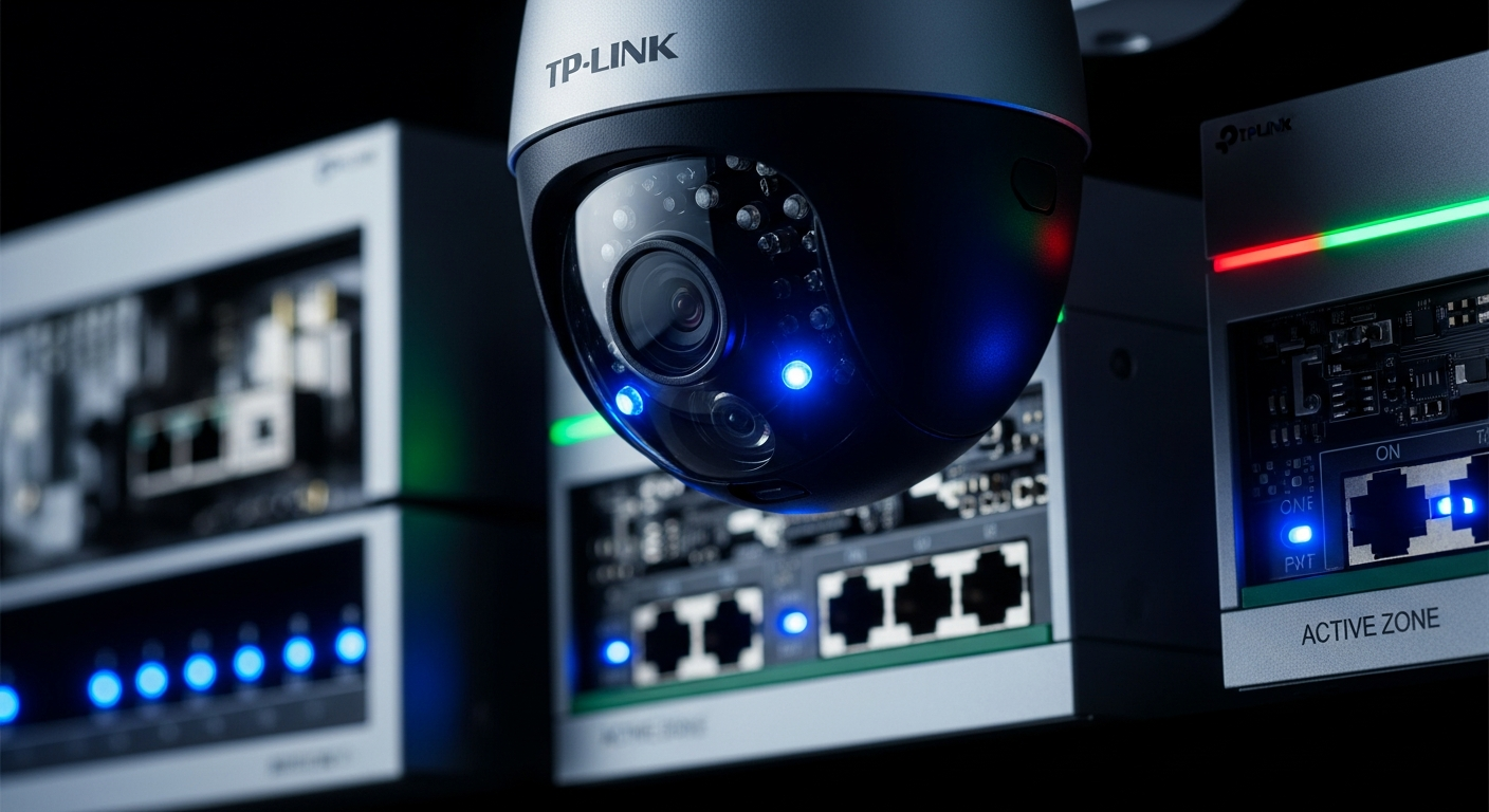 Ночная охрана склада — IP камера TP Link