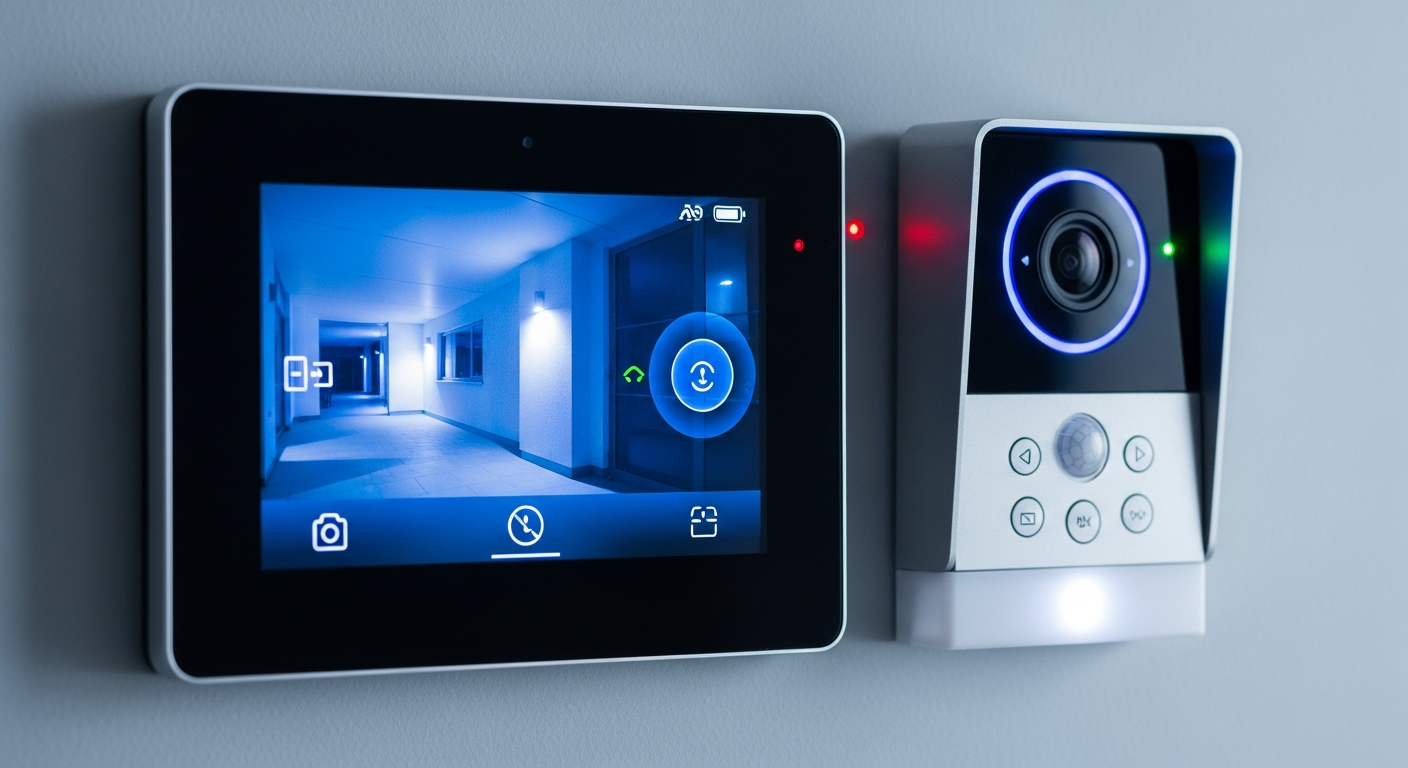 Вызывная панель у двери — HD видеодомофон