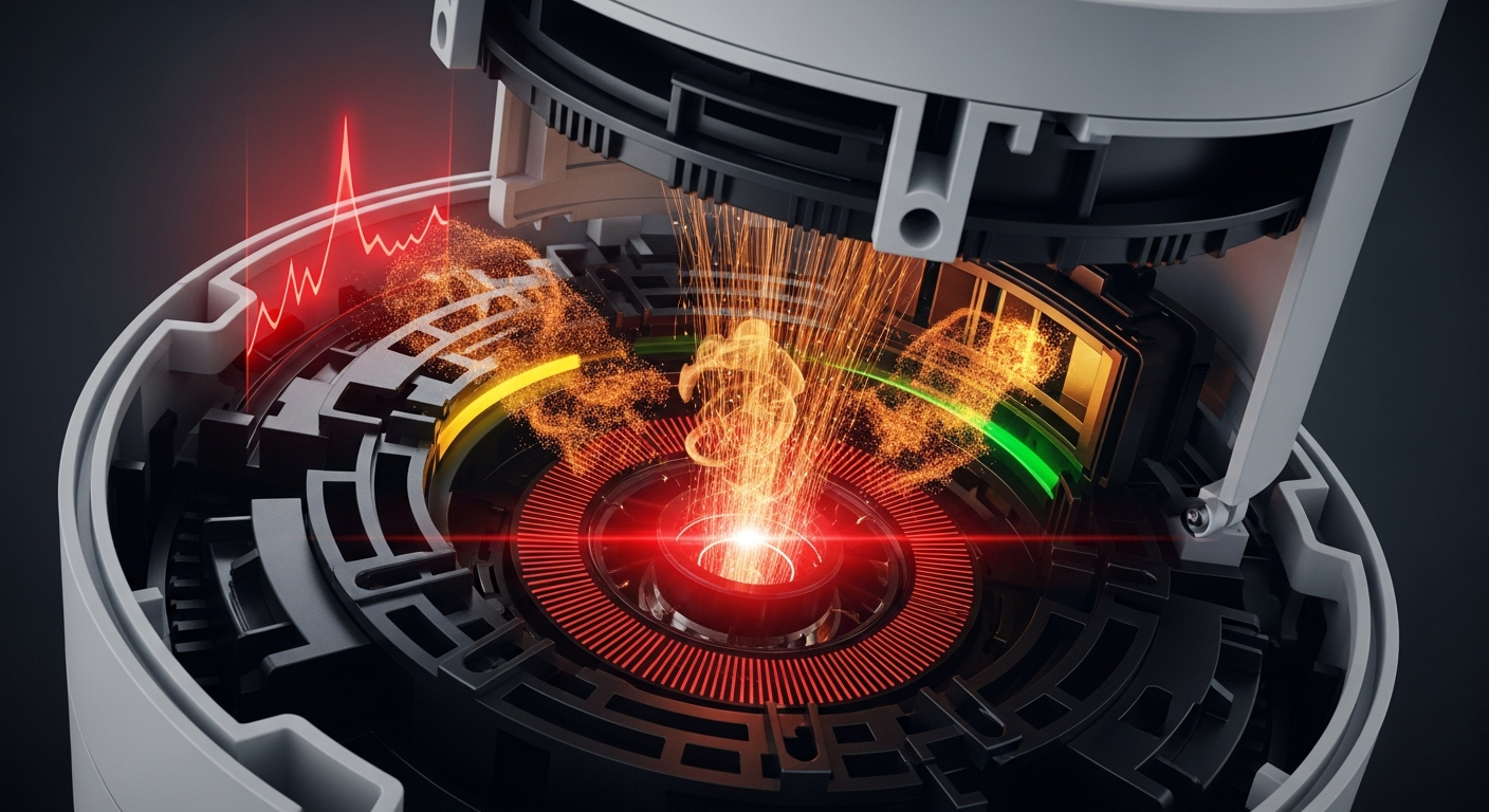 Инженер проверяет датчики и ИБП — обслуживание пожарных систем