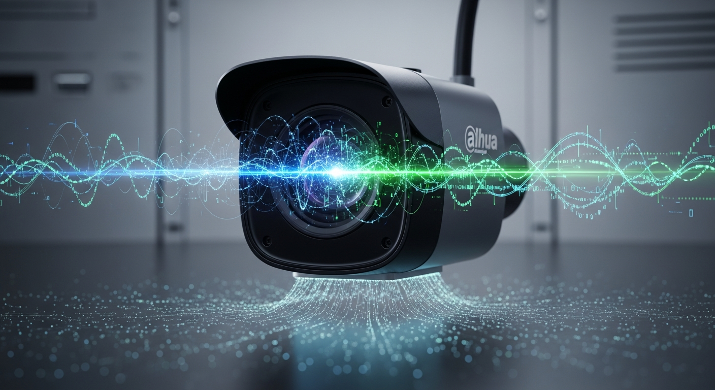 Обзор торгового зала ночью — IP-камера Dahua