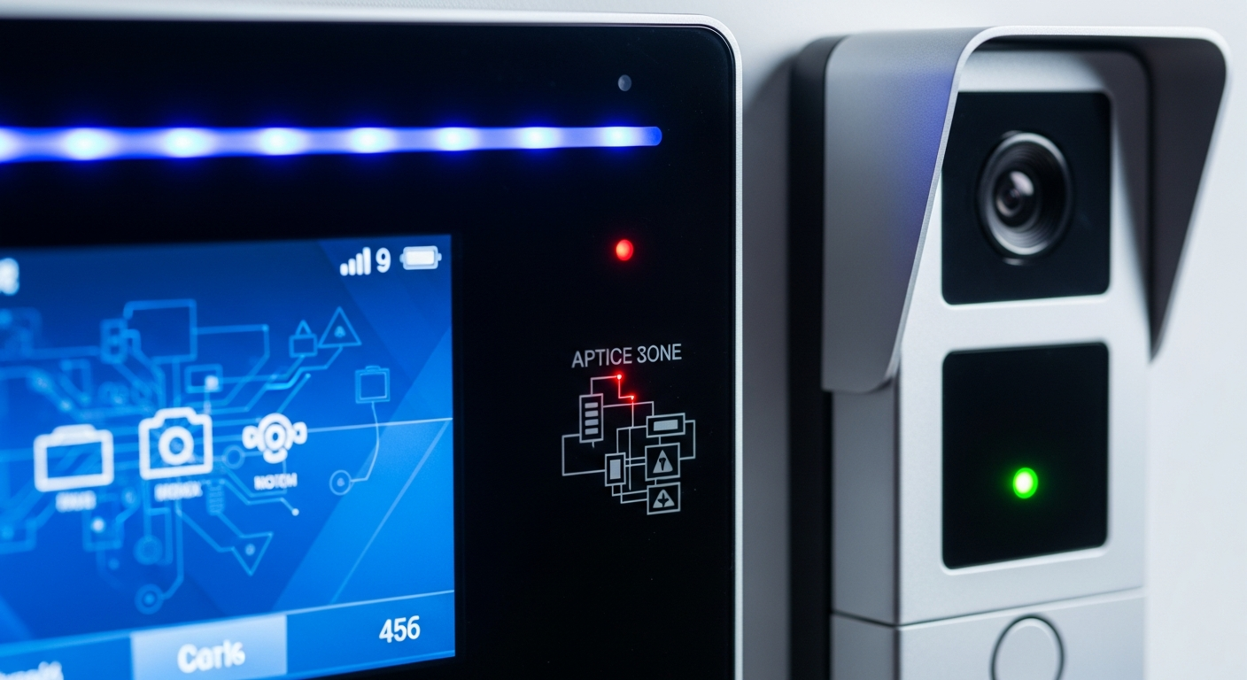 Монтаж вызывной панели с IP-камерой — схема видеодомофона