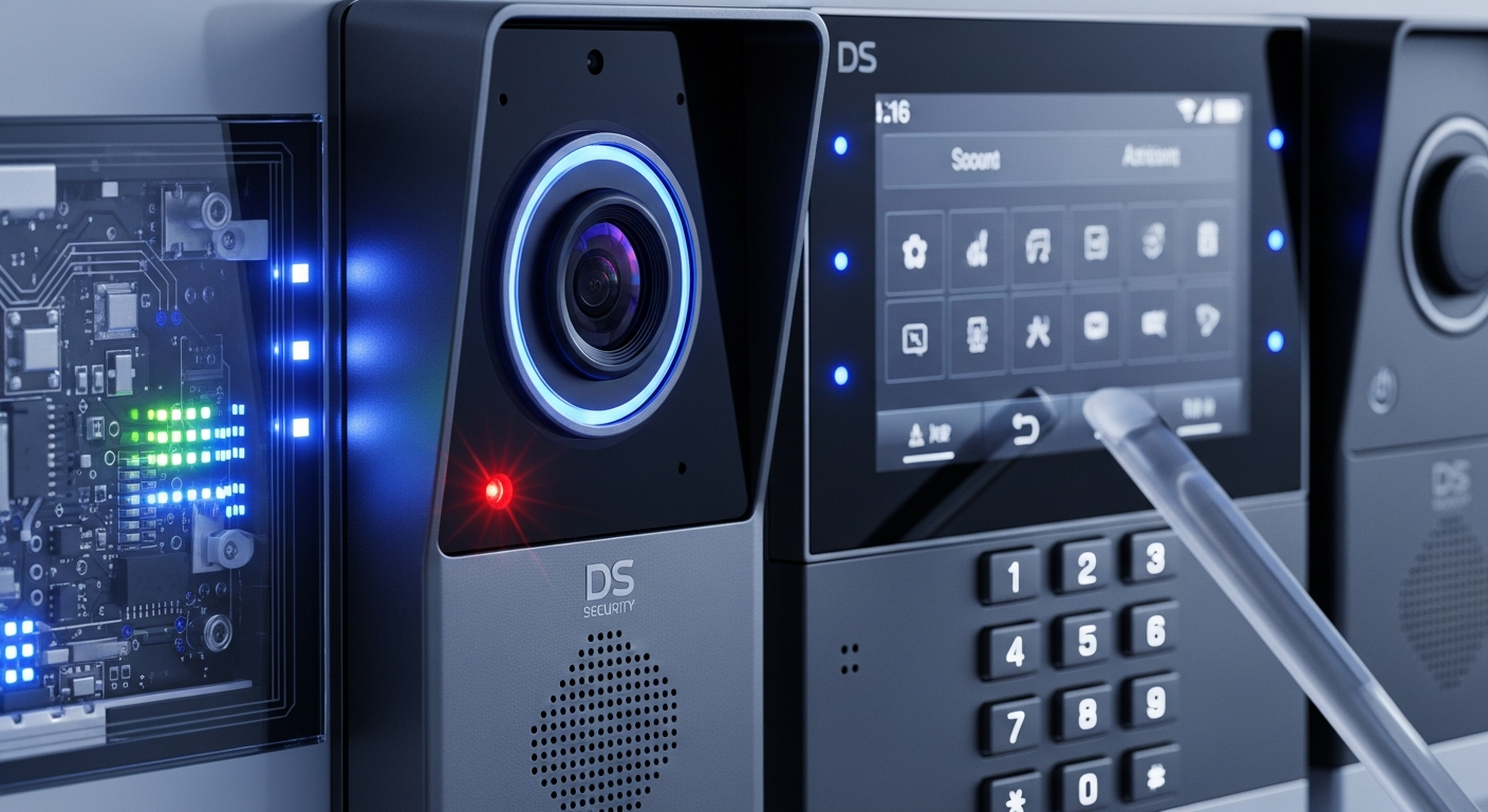 Внешний блок видеодомофона DS с защитой IP65 и ИК-подсветкой